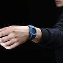 Relógio Minimalista All Black 40,5mm Masculino - Policarbonato | A Prova D'agua