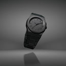 Relógio Minimalista All Black 40,5mm Masculino - Policarbonato | A Prova D'agua