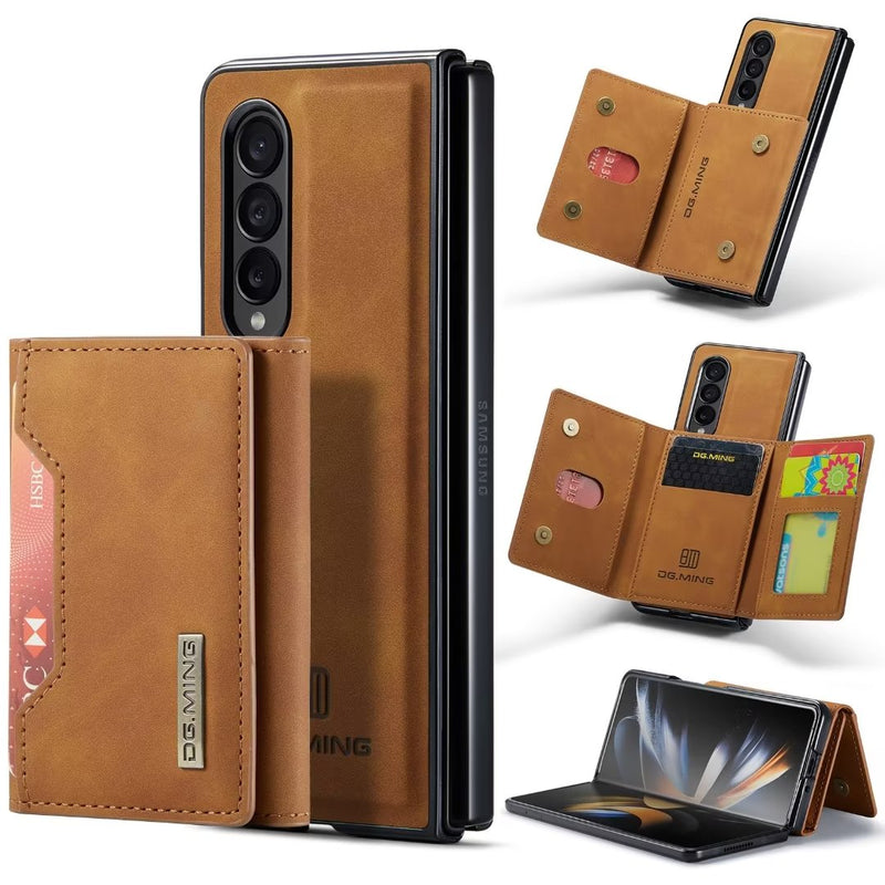 Case Samsung + carteira em couro 2 em 1