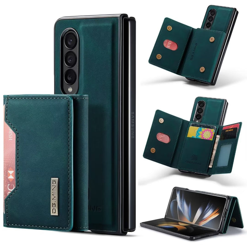 Case Samsung + carteira em couro 2 em 1