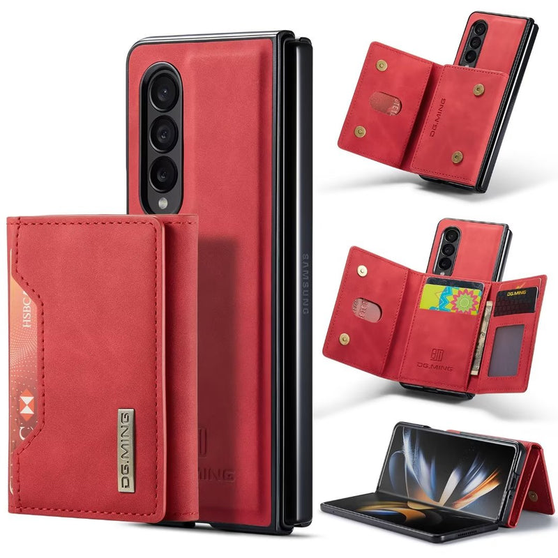 Case Samsung + carteira em couro 2 em 1