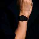 Relógio Minimalista All Black 40,5mm Masculino - Policarbonato | A Prova D'agua