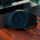 Relógio Minimalista All Black 40,5mm Masculino - Policarbonato | A Prova D'agua